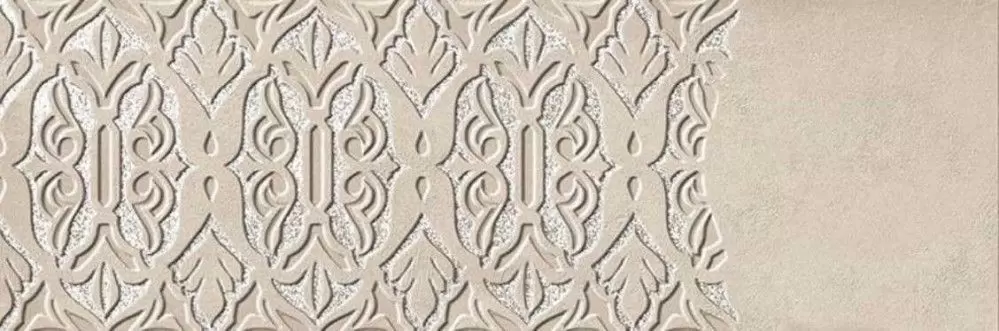 Плитка настенная Ibero Cromat-One 120x40 Decor Positive Taupe Rec-Bis B118