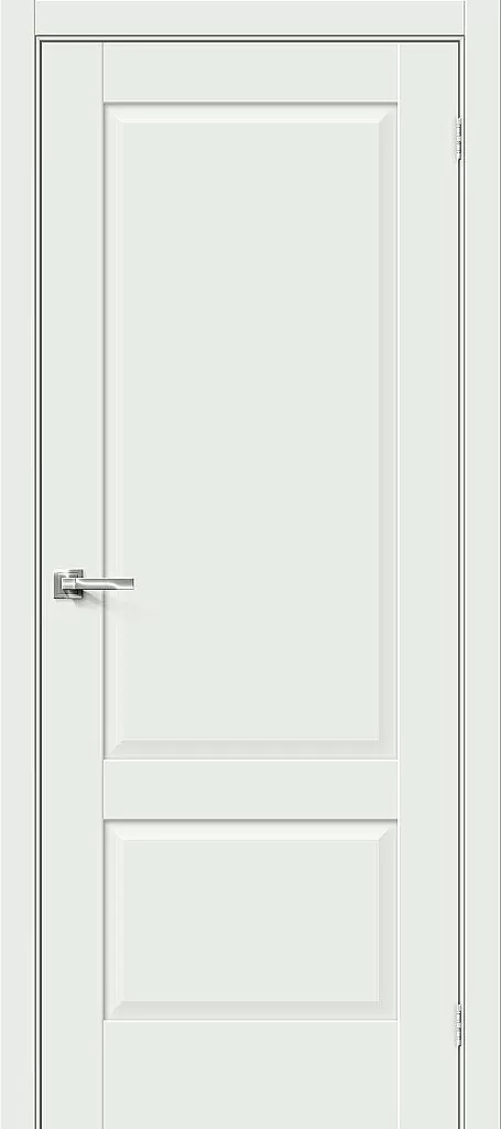 Дверь "Прима-12" White Matt, глухая