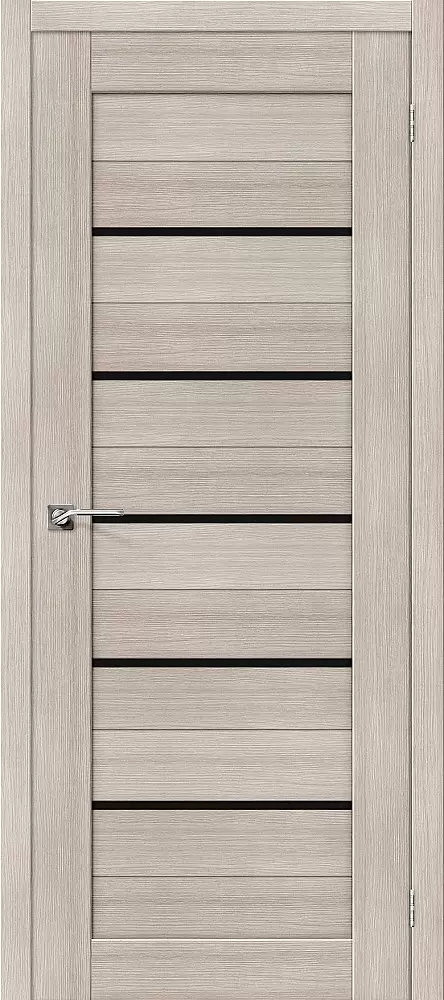 Дверь экошпон "Порта-22" Cappuccino Veralinga Black Star