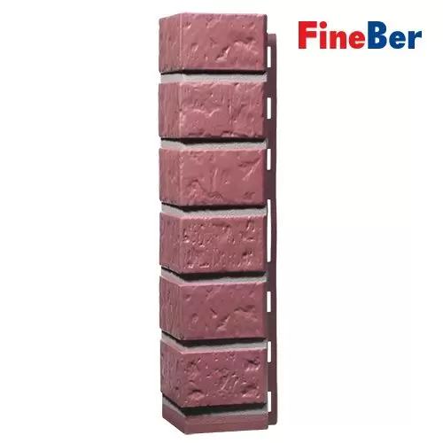 Наружный угол FineBer STANDART Кирпич красный