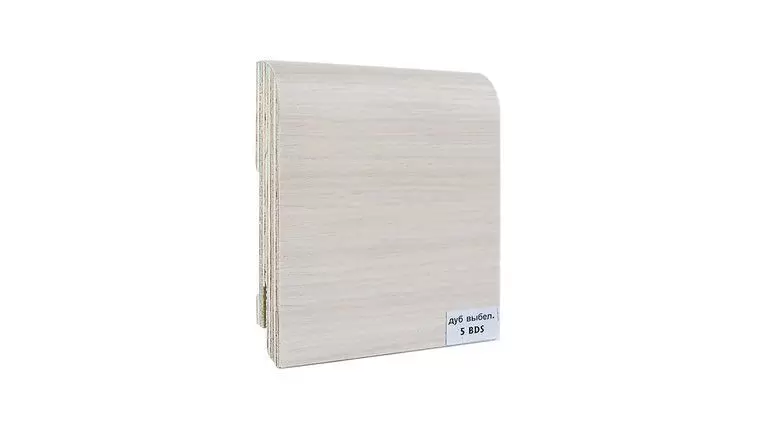 Плинтус шпонированный Finitura Decor Дуб выбеленный 5BDS 120*30*2400 фигурный