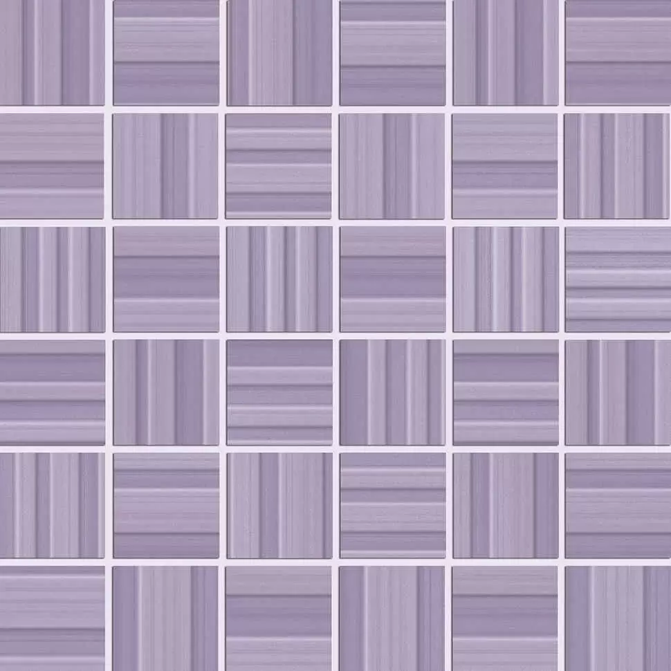 Мозаика Keraben Make Up Blanco-Purpura-Gris-Seleste Malla Purpura