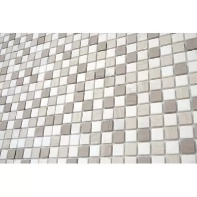 Мозаика LeeDo - Pietrine Pietra Mix 3 матовая 30,5x30,5х0,4 см (чип 15x15x4 мм) (Pietra Mix 3 MAT 15x15x4)