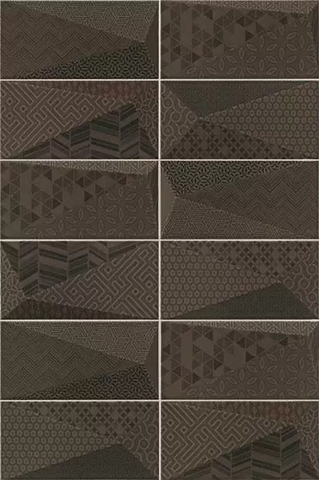 Плитка настенная Mainzu Diamond Graphite Fancy