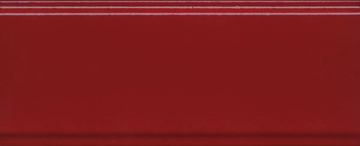 Керамическая плитка BDA003R Даниэли красный обрезной Бордюр 12x30
