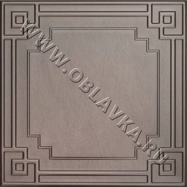 3D стеновая панель Джуно; Цвет: Polo cream, Размер, мм: 400х400