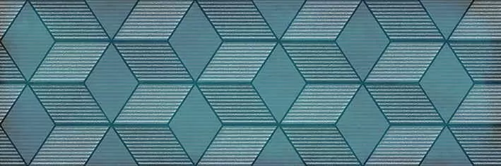 Декор настенный LB-Ceramics Парижанка Гексагон бирюзовый