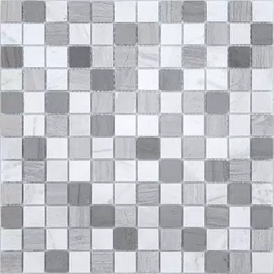 Мозаика Caramelle Mosaic Pietrine Pietra Mix 3 MAT 23x23 4 мм