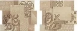 Бордюр настенный Porcelanite Dos Serie 9516+9520 Comp. Crema-Beige Sin Fin II