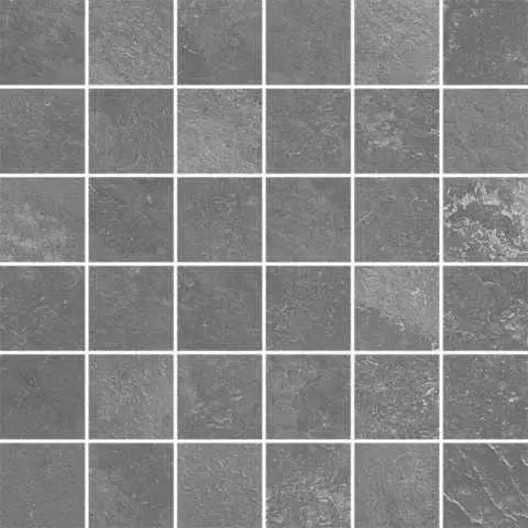 Мозаика Cerdomus Oxidia Mosaico 4,7x4,7 Dark Grey 30x30