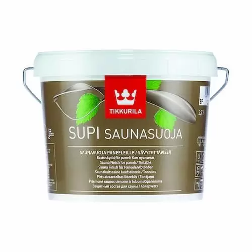 Лак специальный Tikkurila Supi Saunasuoja для сауны 2,7 л