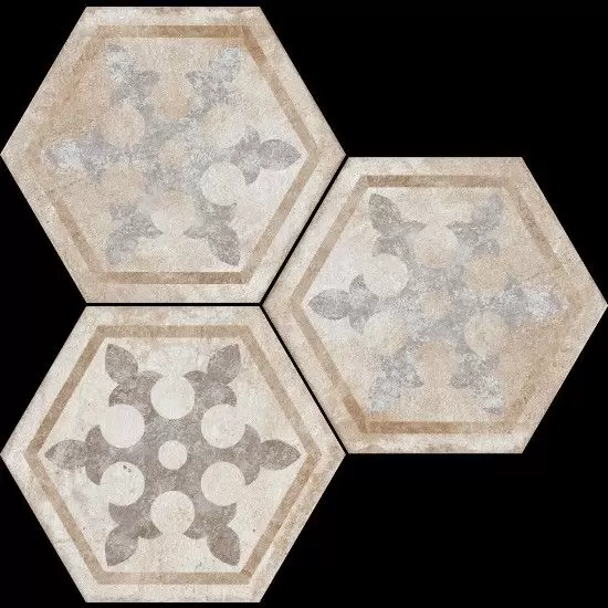 Керамогранит Fioranese Heritage Exagona Deco Texture 1 Nat
