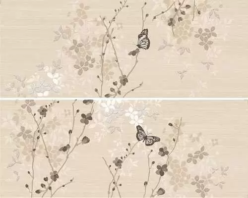 Комплект декора настенный Marca Corona Bon chic Avorio Farfalla комп2шт