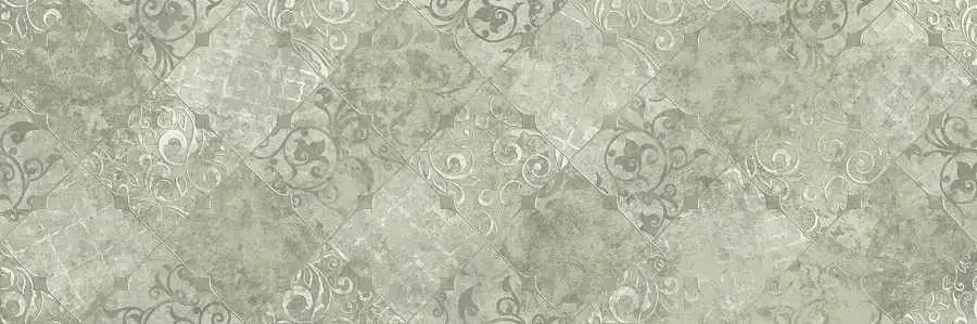 Плитка настенная Delacora Studio Green Pattern Green
