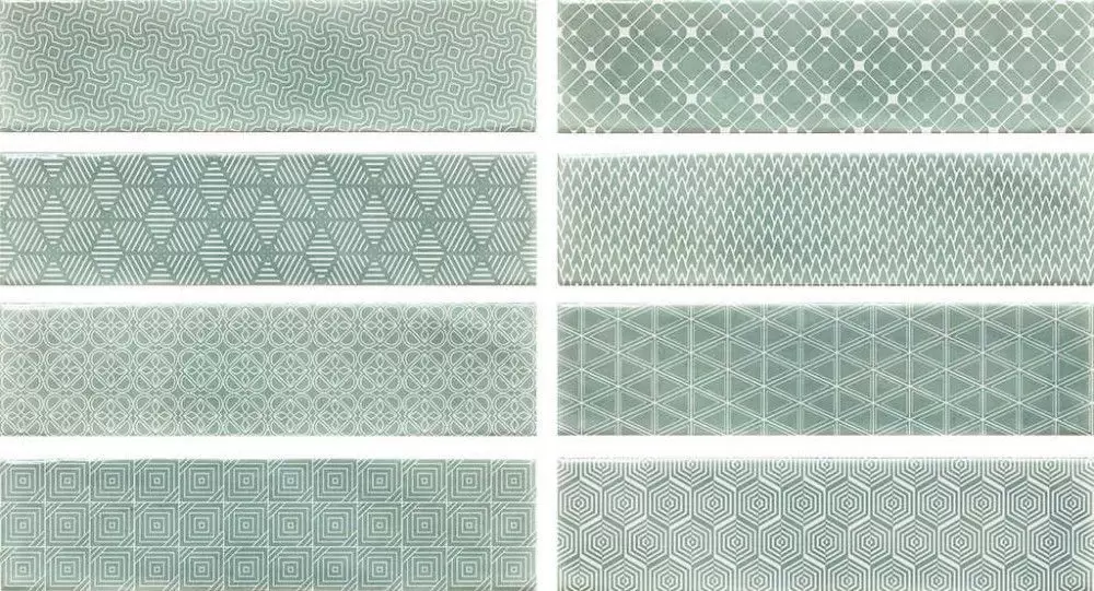 Плитка настенная Cifre Opal Decor Opal Turquoise 8 видов