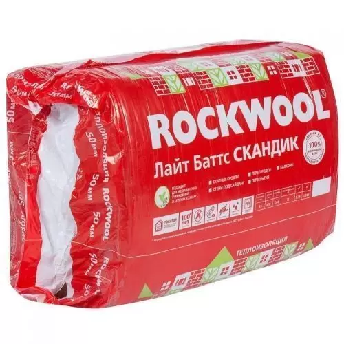 Утеплитель Rockwool Скандик 800x600x50мм 5.76 м2