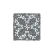 Мрамор BLACK MARBLE Motif №5 Черный Декор 10x10