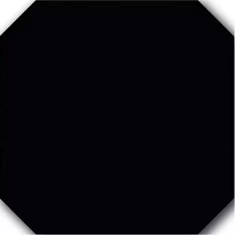Плитка напольная Tonalite Diamante Ottagonetta Nero Matt
