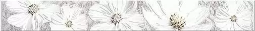 Бордюр настенный Azori Sfumato grey Border Floret