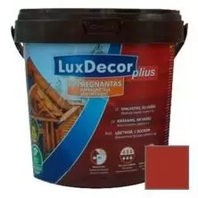 Пропитка для дерева акриловая с воском LuxDecor Plus Impregnanting Agent Махагон 1 л