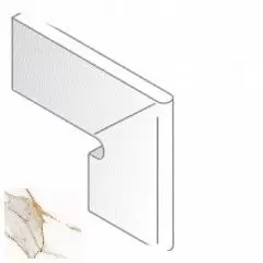 Плинтус Exagres Marbles Zanquin Fior Calacatta Derecha Правый