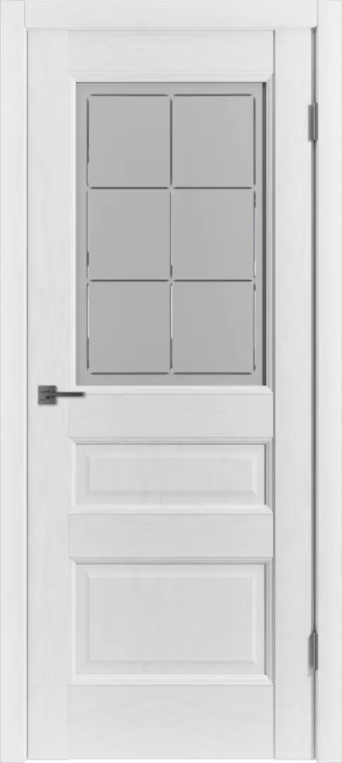 Дверь экошпон "Classic Trend 3" Polar Soft, стекло