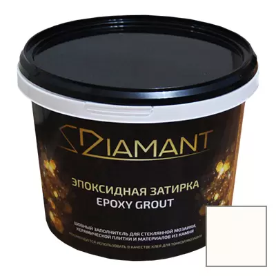 Затирка эпоксидная Живая Краска Диамант (Diamant) №003 пурпурно-белый 2,5 кг