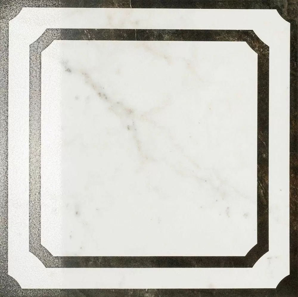 Керамогранит Italon Charme Floor Project Перл Вставка Фрэйм Шлифованный и Реттифицированный