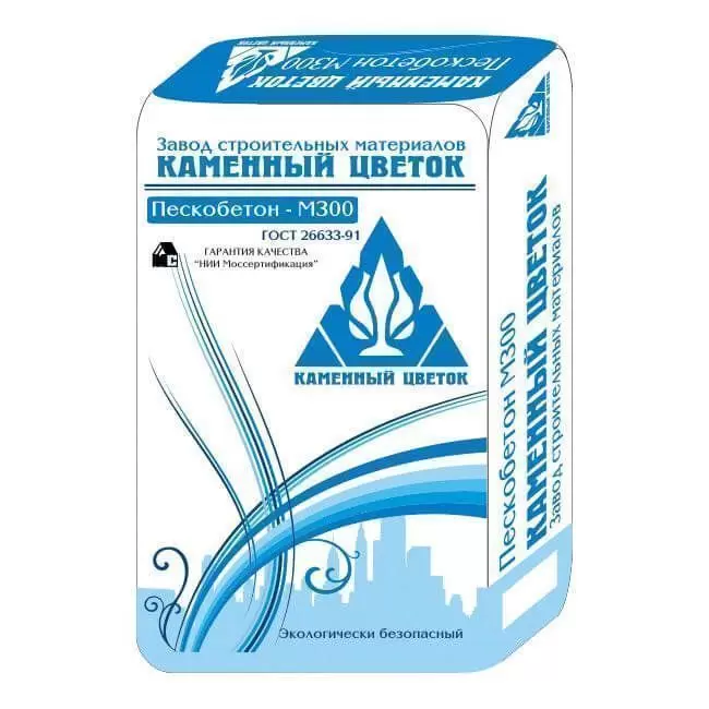 Пескобетон Каменный цветок М 300 40 кг
