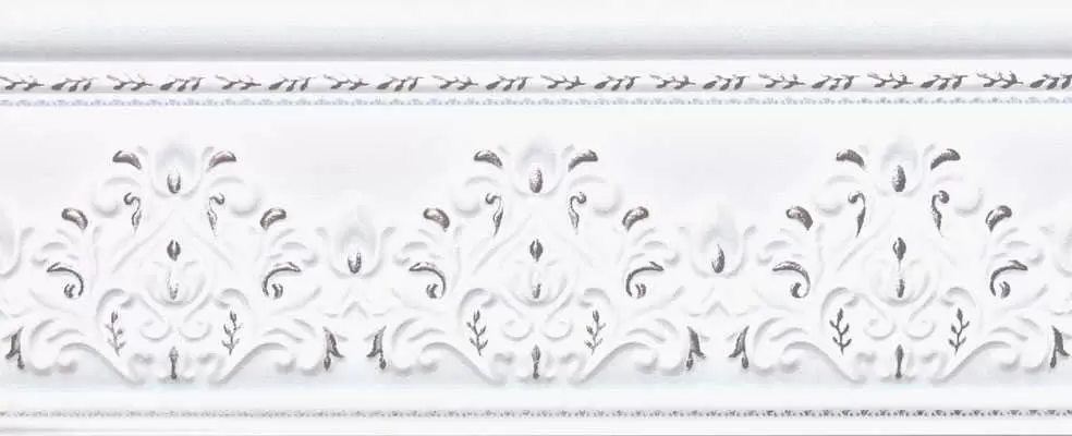 Бордюр настенный Azulejo Espanol Jeddah Cenefa Platino 10