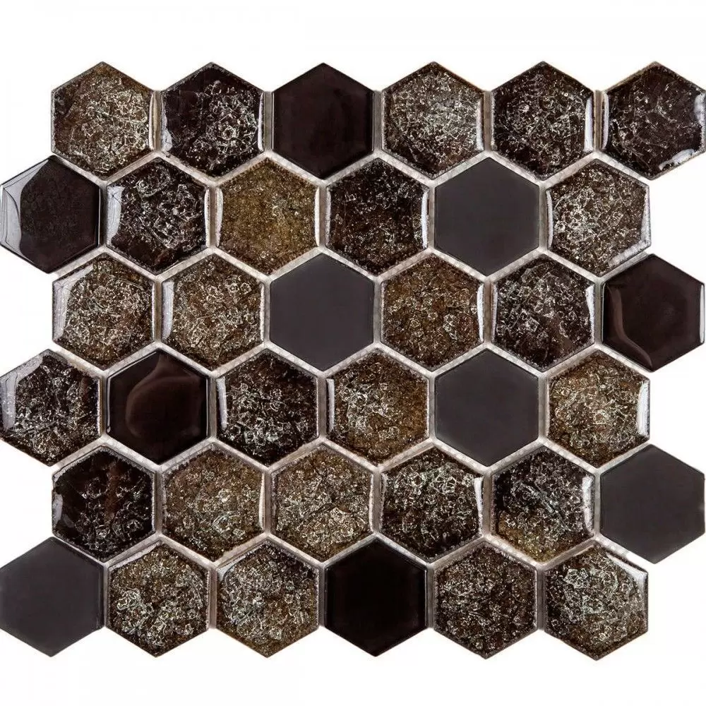 Мозаика Imagine Brillante Esagono Misto Espresso 5x4.4