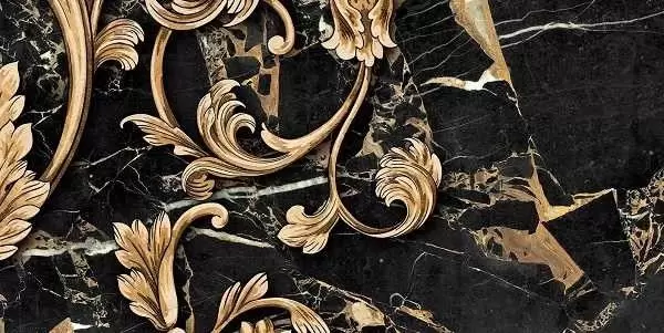Декор настенный Golden Tile Saint Laurent Черный тип-4