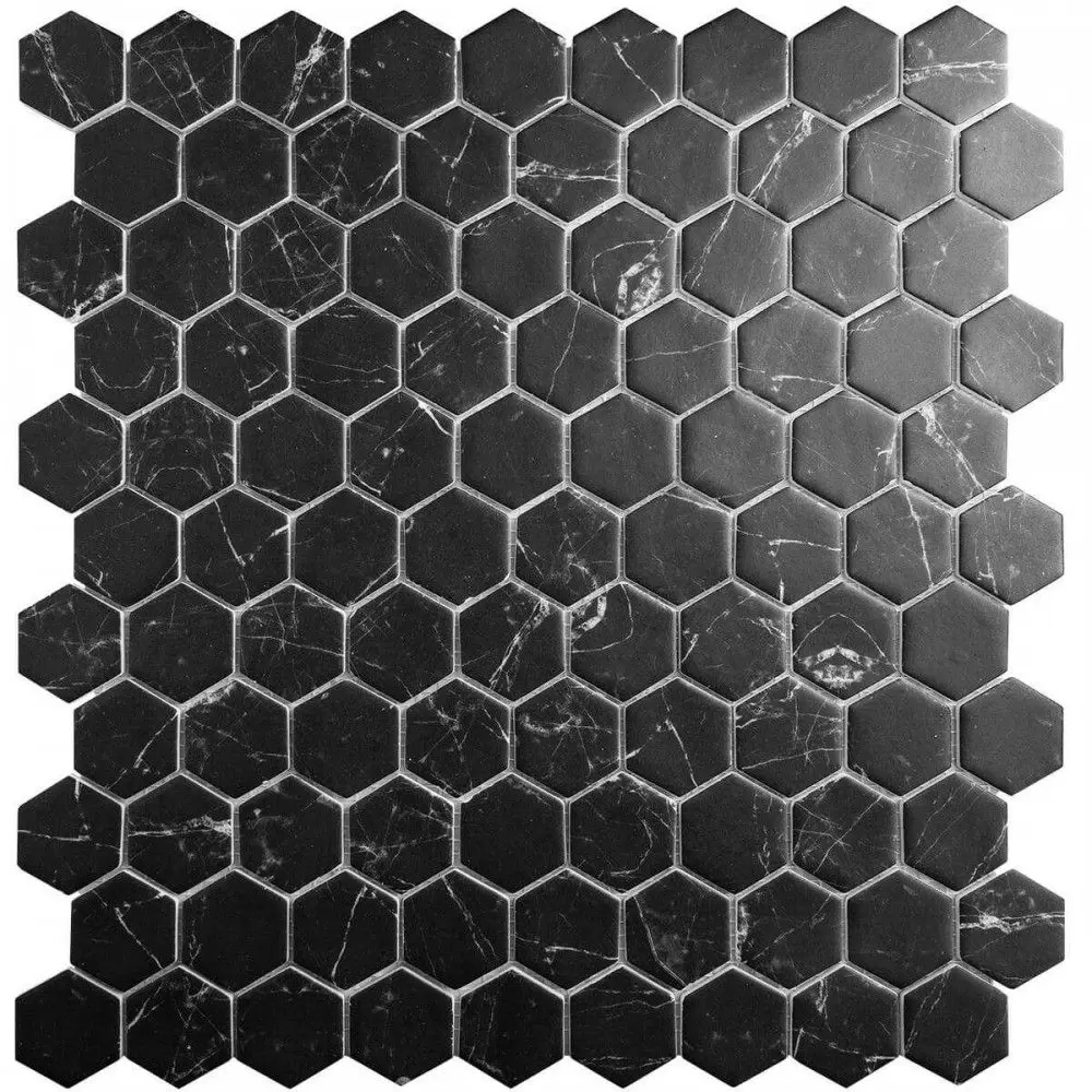 Мозаика Vidrepur Supreme Hex Marquina