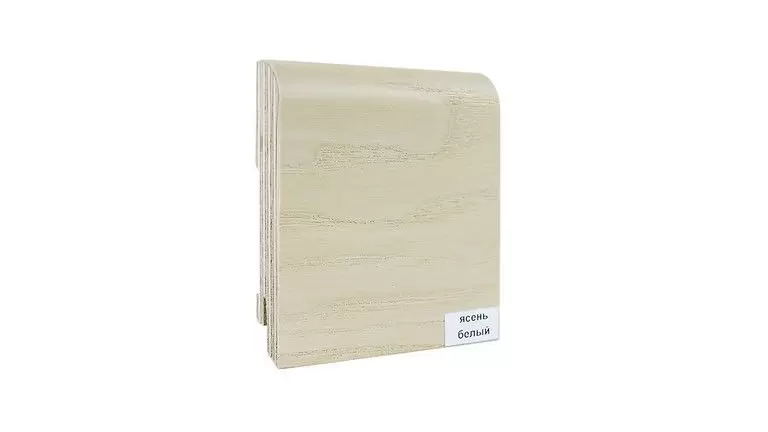 Плинтус шпонированный Finitura Decor 83x19x2400 мм Ясень белый