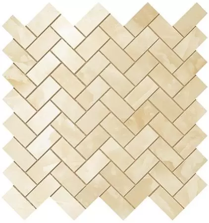Мозаика Onyx 600110000205 S O Honey Amber Herringbone Mosaic 30,5x30,5