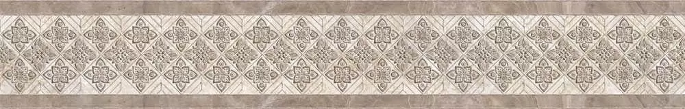 Бордюр настенный Alma Ceramica Veliente Светлый Геометрия 8х50
