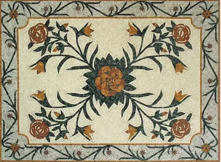 Декор напольный Natural Mosaic Мозаичные ковры PP-03 PH-035