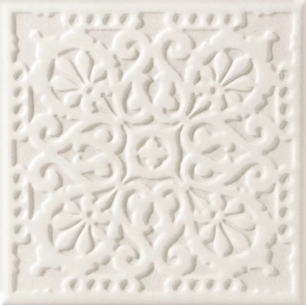 Декор настенный Tubadzin Majolika 20x20 D-grey B STR