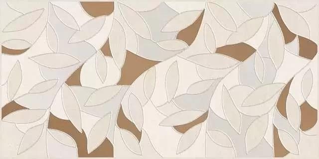Декор настенный Ceramica Classic Serenity Folium кремовый
