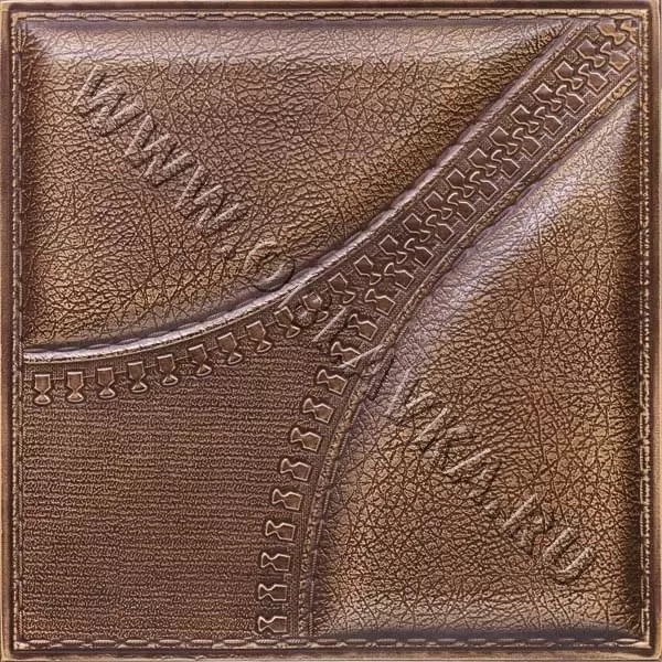 3D стеновая панель Оксфорд; Цвет: Polo perlamutr cream, Размер, мм: 400х400