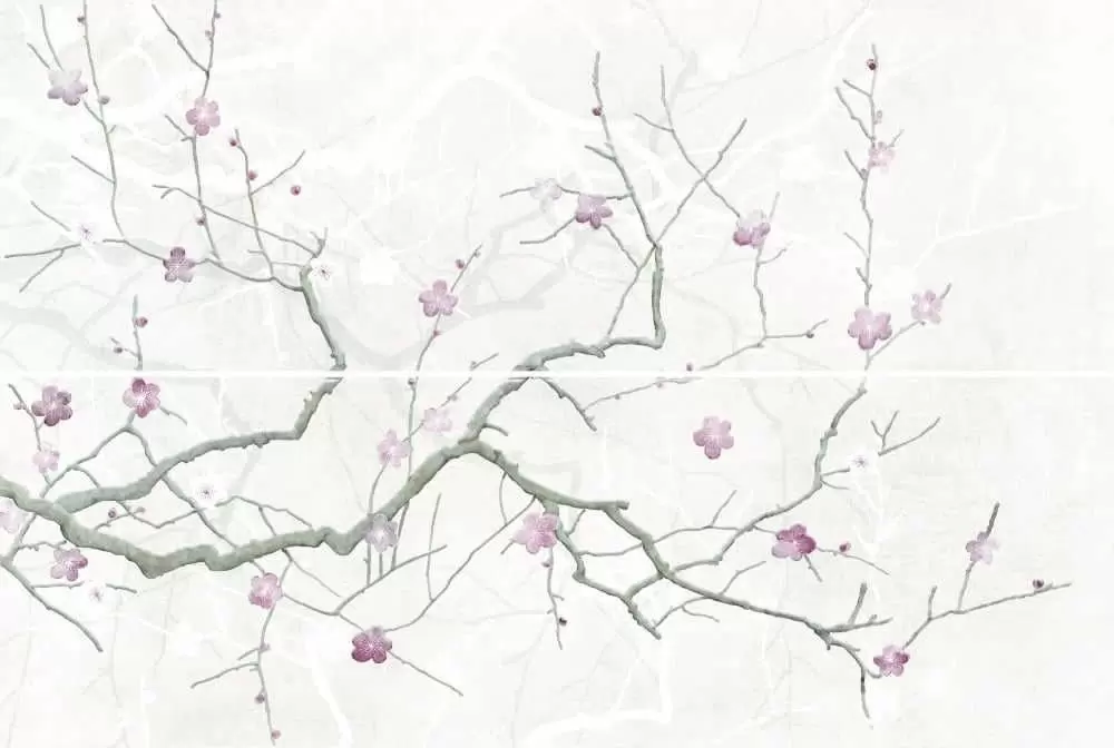 Панно настенное Cersanit Haiku Светло-серое компл. из 2х пл.