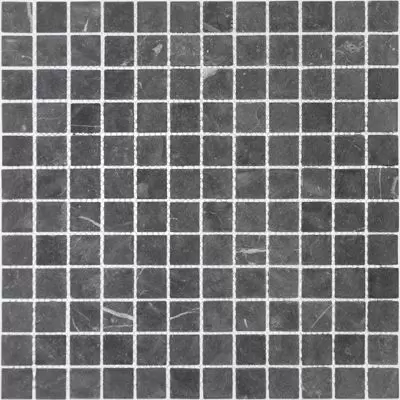 Мозаика LeeDo - Pietrine Nero Oriente матовая 29,8x29,8x0,4 см (чип 23x23x4 мм) (Nero Oriente MAT 23x23x4)