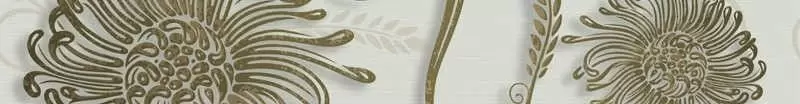 Бордюр настенный Cerrol Imperia Plus Listwa Aster Oliwka