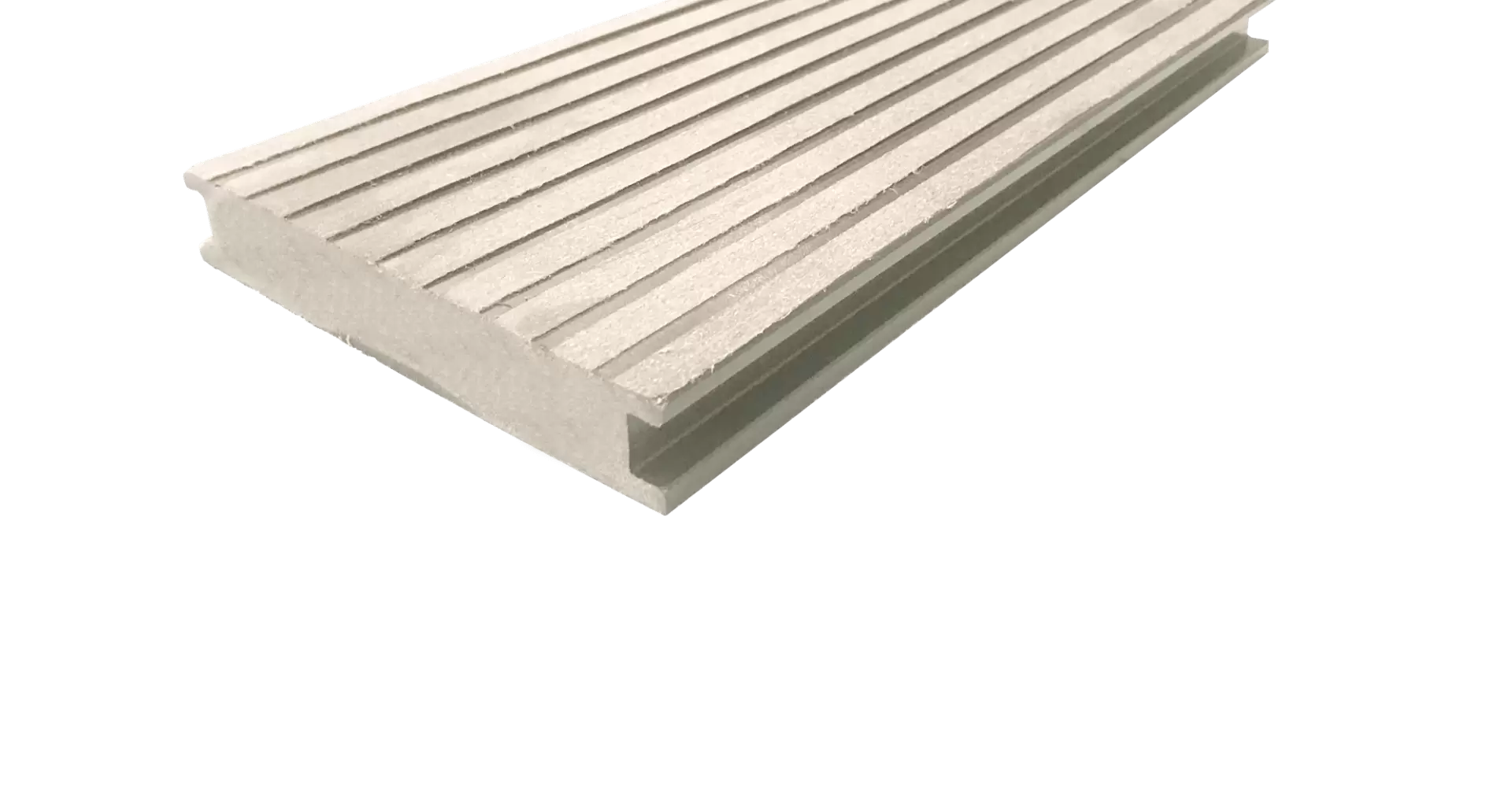 Террасная доска ДПК ECODECKING HIT полнотелая Слоновая кость