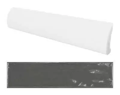 Бордюр настенный Equipe Cottage Pencil Bullnose Dark Grey 3X15
