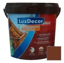 Пропитка для дерева акриловая с воском LuxDecor Plus Impregnanting Agent Тик 1 л