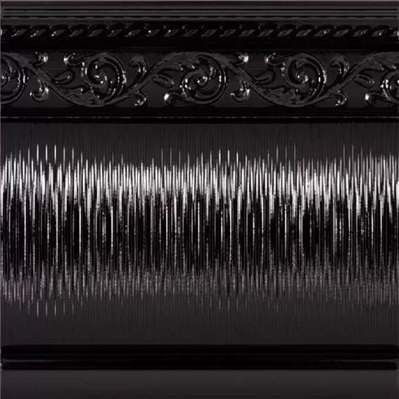 Плинтус Carmen Caprichosa Zocalo Yara Negro 15x15