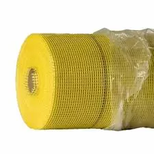 Сетка фасадная PUFAS желтая 5х5мм, 145г/м2 (35м)