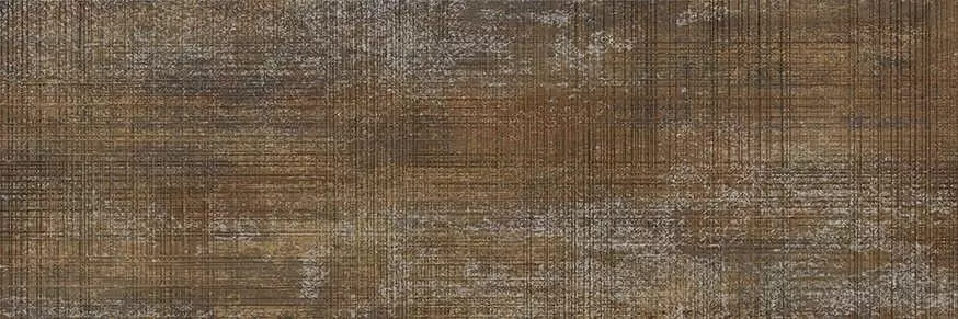 Плитка настенная Alma Ceramica Rezzo Коричневая рельефная