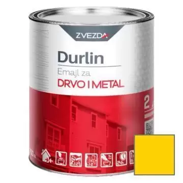 Эмаль по дереву и металлу Zvezda Durlin Emajl za Drvo I Metal желтый 5 л